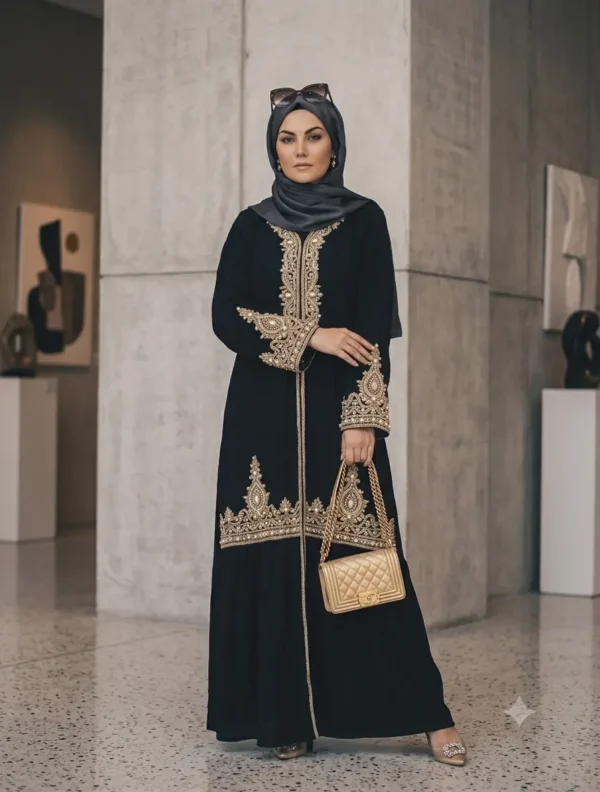 Abaya - Midnight Opulence