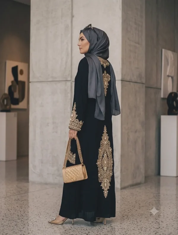 Abaya - Midnight Opulence